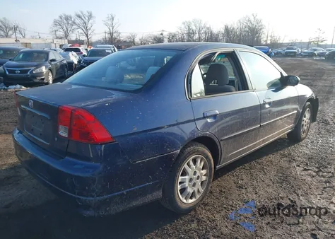 2004 Honda Civic Lx z USA, uszkodzony, nr VIN 2HGES16554H587677